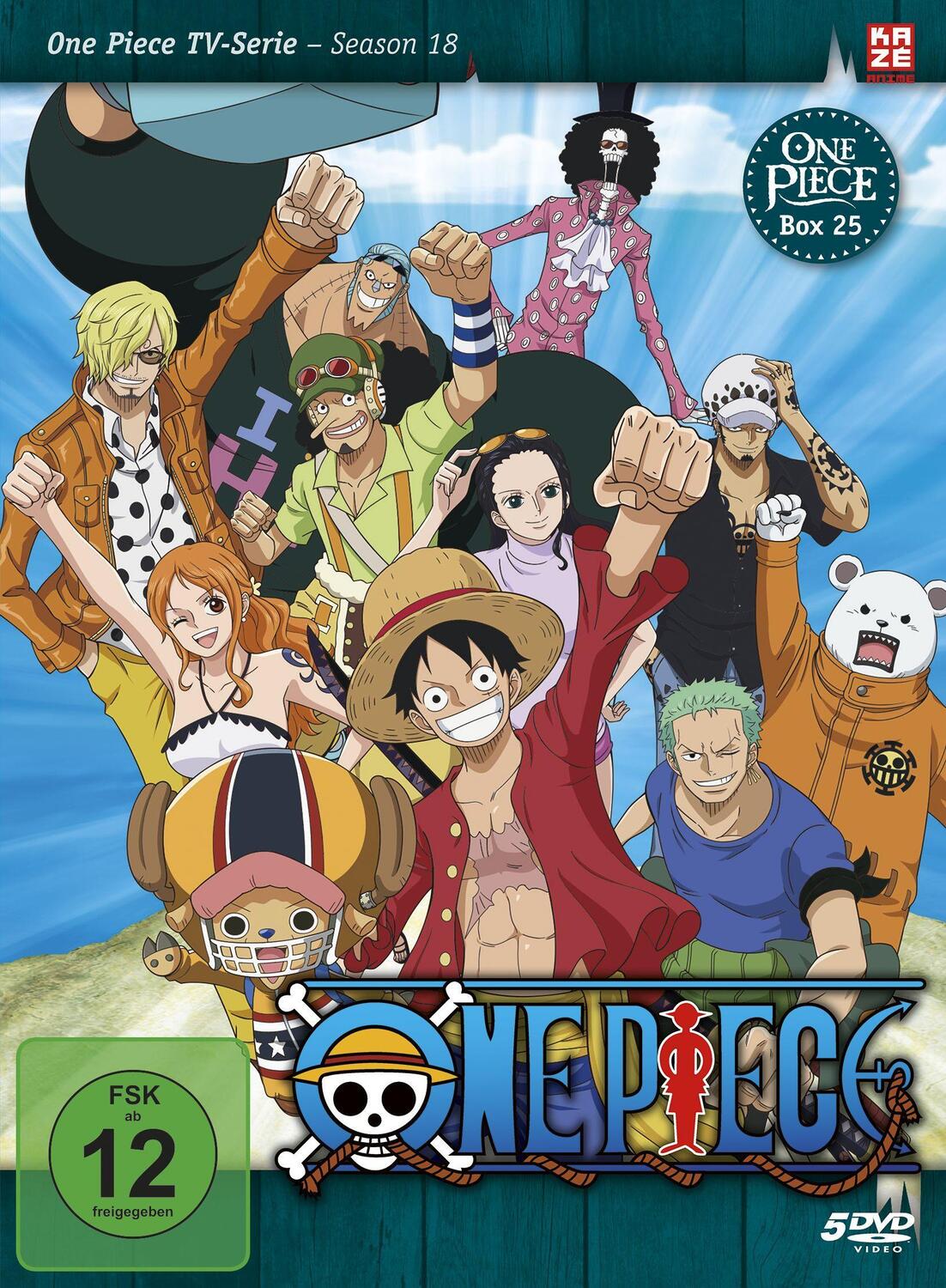 Cover: 7630017502315 | One Piece - TV-Serie - Box 25 | Deutsch | DVD | 6 DVDs | Deutsch