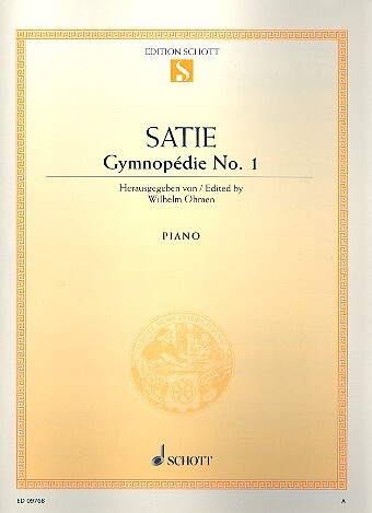Cover: 9790001121781 | Gymnopédie No. 1 | Klavier., Edition Schott Einzelausgabe | Erik Satie