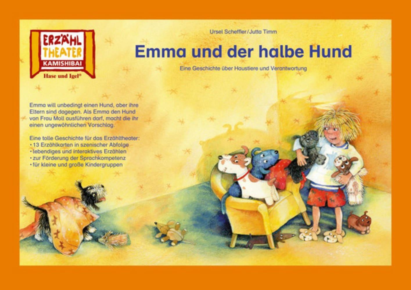 Cover: 4260505830854 | Kamishibai: Emma und der halbe Hund | Ursel Scheffler (u. a.) | Box