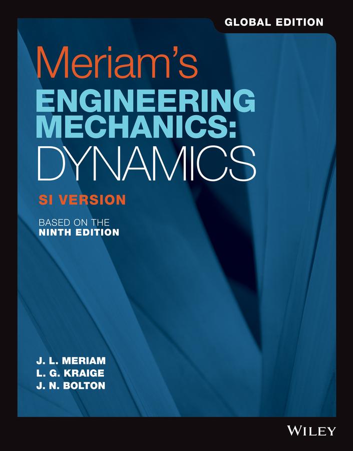 Cover: 9781119665281 | Meriam's Engineering Mechanics | Dynamics, Global Edition | Buch