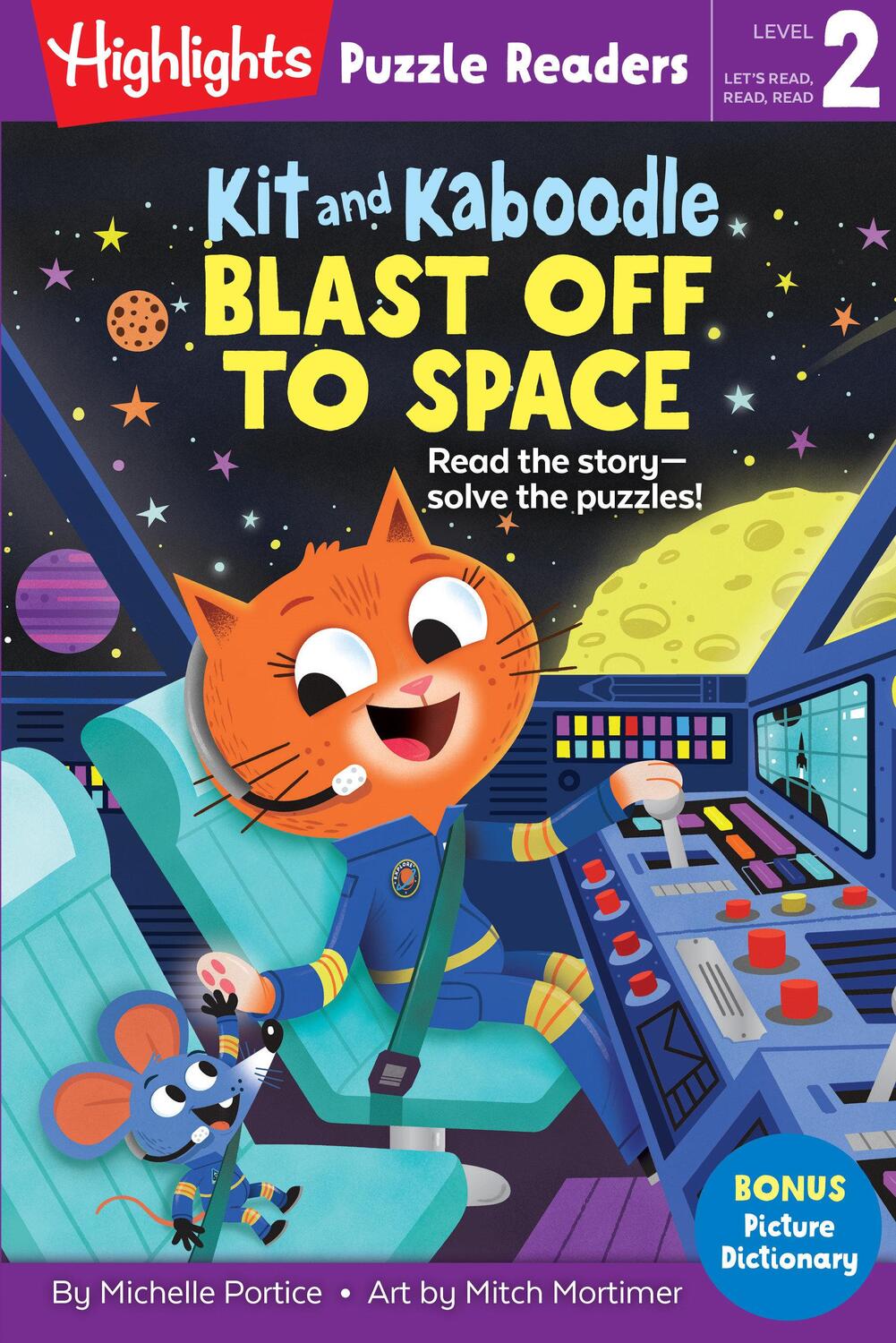 Cover: 9781644721339 | Kit and Kaboodle Blast off to Space | Michelle Portice | Taschenbuch