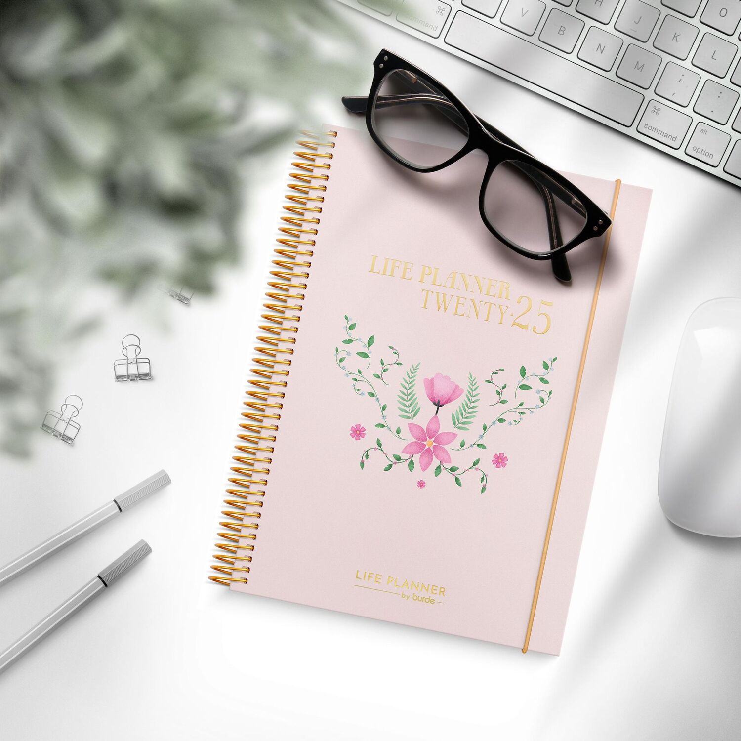 Bild: 7340188003664 | Burde Life Planner Pink Horizontal Kalender 2025 | Buch | Deutsch