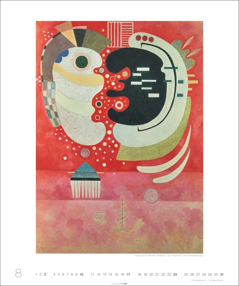 Bild: 9783839901007 | Wassily Kandinsky Edition Kalender 2025 | Wassily Kandinsky | Kalender