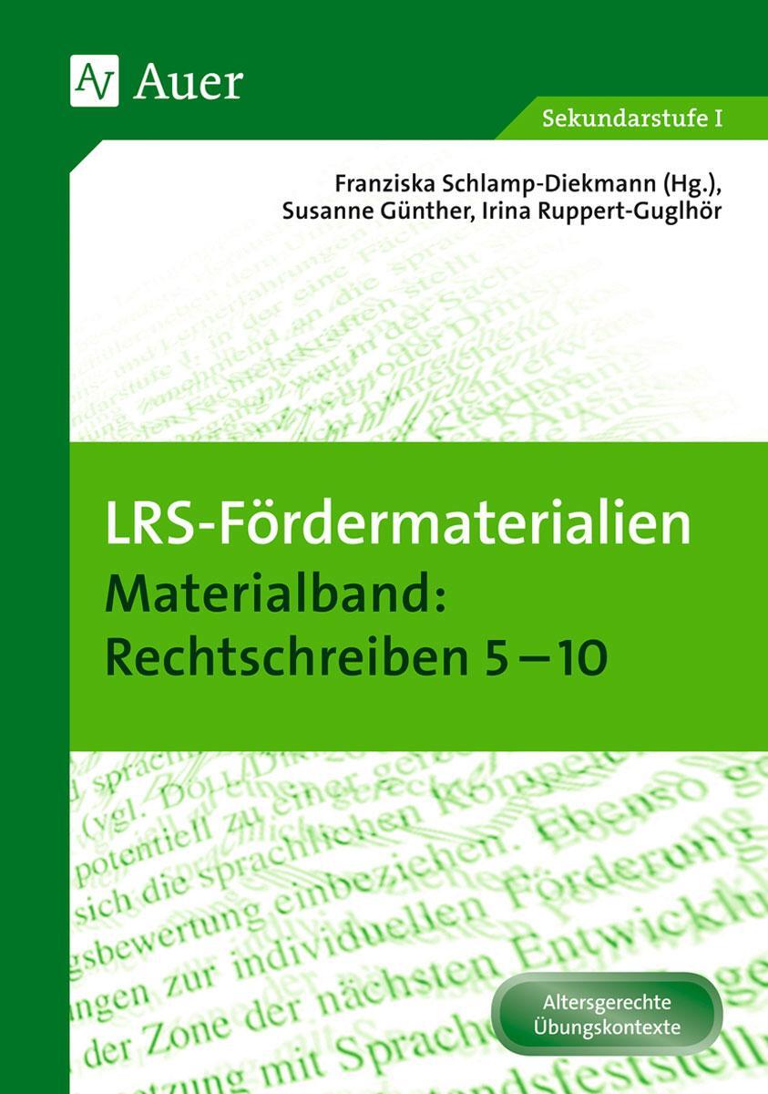 Cover: 9783403072591 | LRS-Fördermaterialien 2 | Franziska Schlamp-Diekmann | Taschenbuch