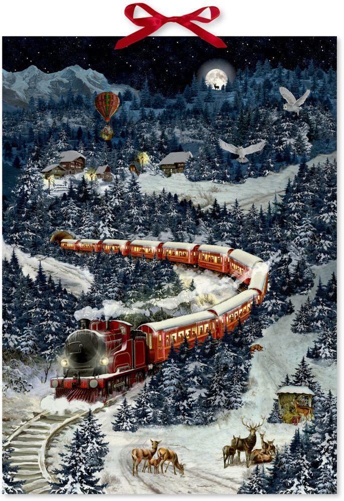 Cover: 4050003952741 | Wandkalender - Weihnachtsexpress in Winterlandschaft | Kalender | 1 S.
