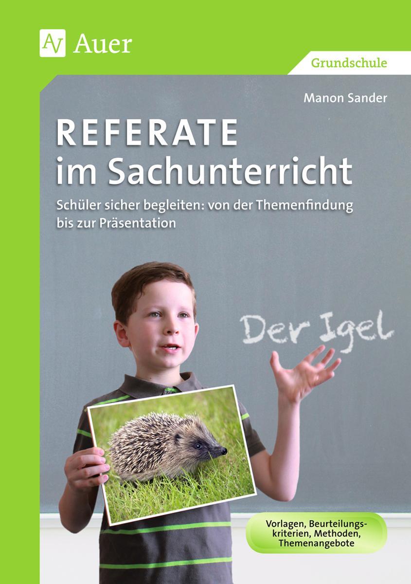 Cover: 9783403068631 | Referate im Sachunterricht | Manon Sander | Broschüre | Deutsch | 2017