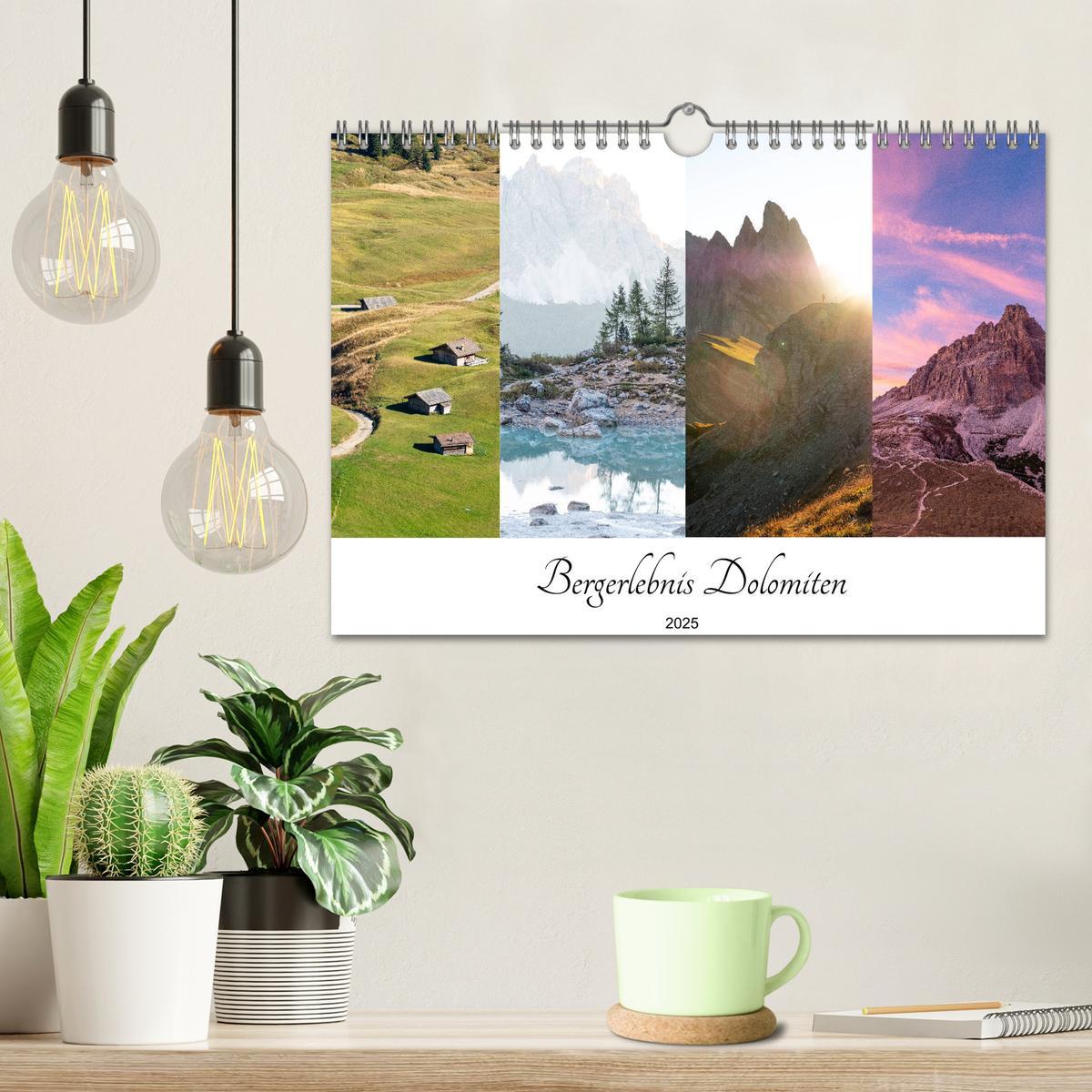 Bild: 9783435228768 | Bergerlebnis Dolomiten (Wandkalender 2025 DIN A4 quer), CALVENDO...