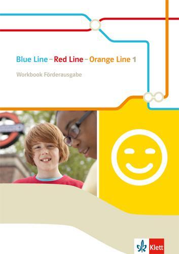 Cover: 9783125489110 | Blue Line - Red Line - Orange Line 5. Klasse. Workbook Förderausgabe