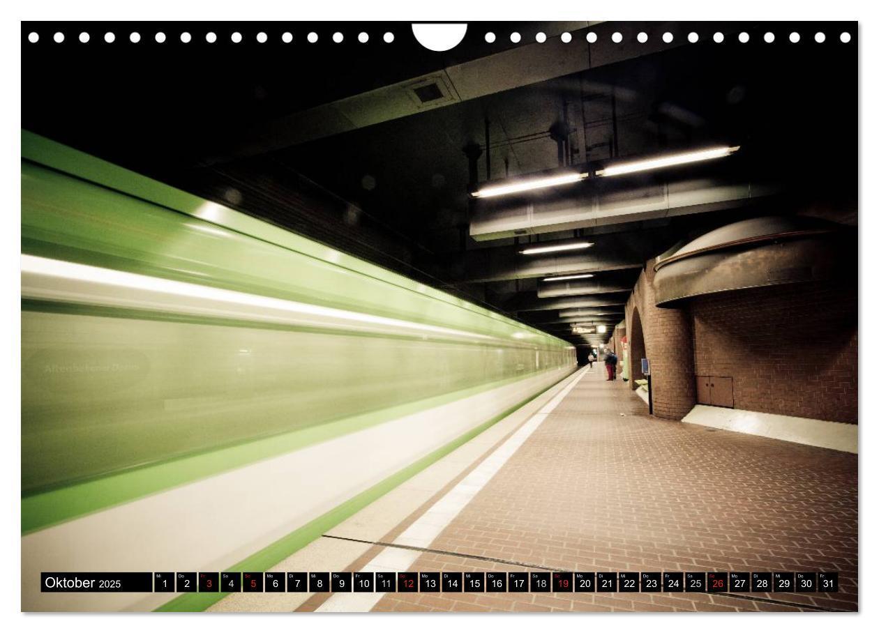 Bild: 9783435737376 | U-Bahn-Stationen Hannover (Wandkalender 2025 DIN A4 quer), CALVENDO...