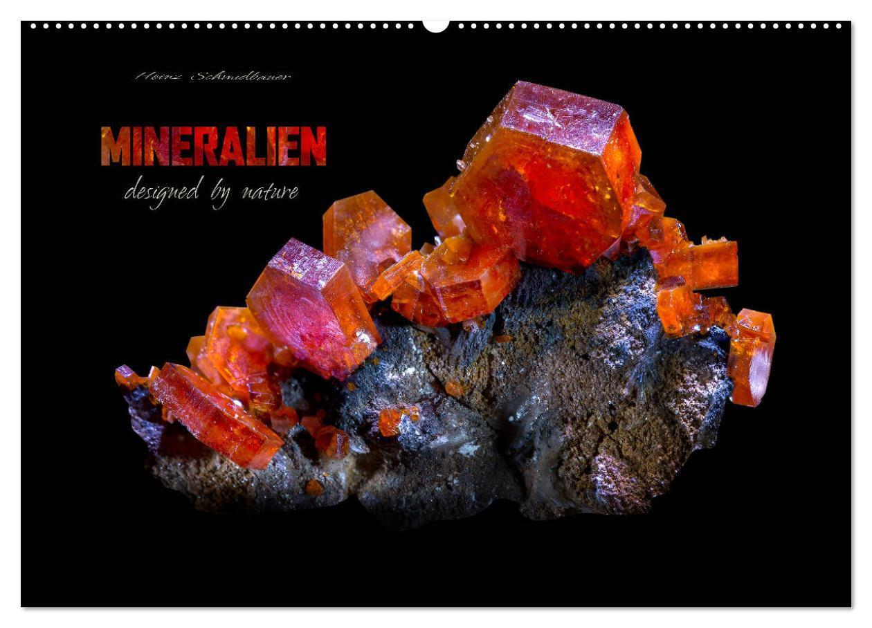 Cover: 9783675458734 | MINERALIEN designed by nature (Wandkalender 2024 DIN A2 quer),...