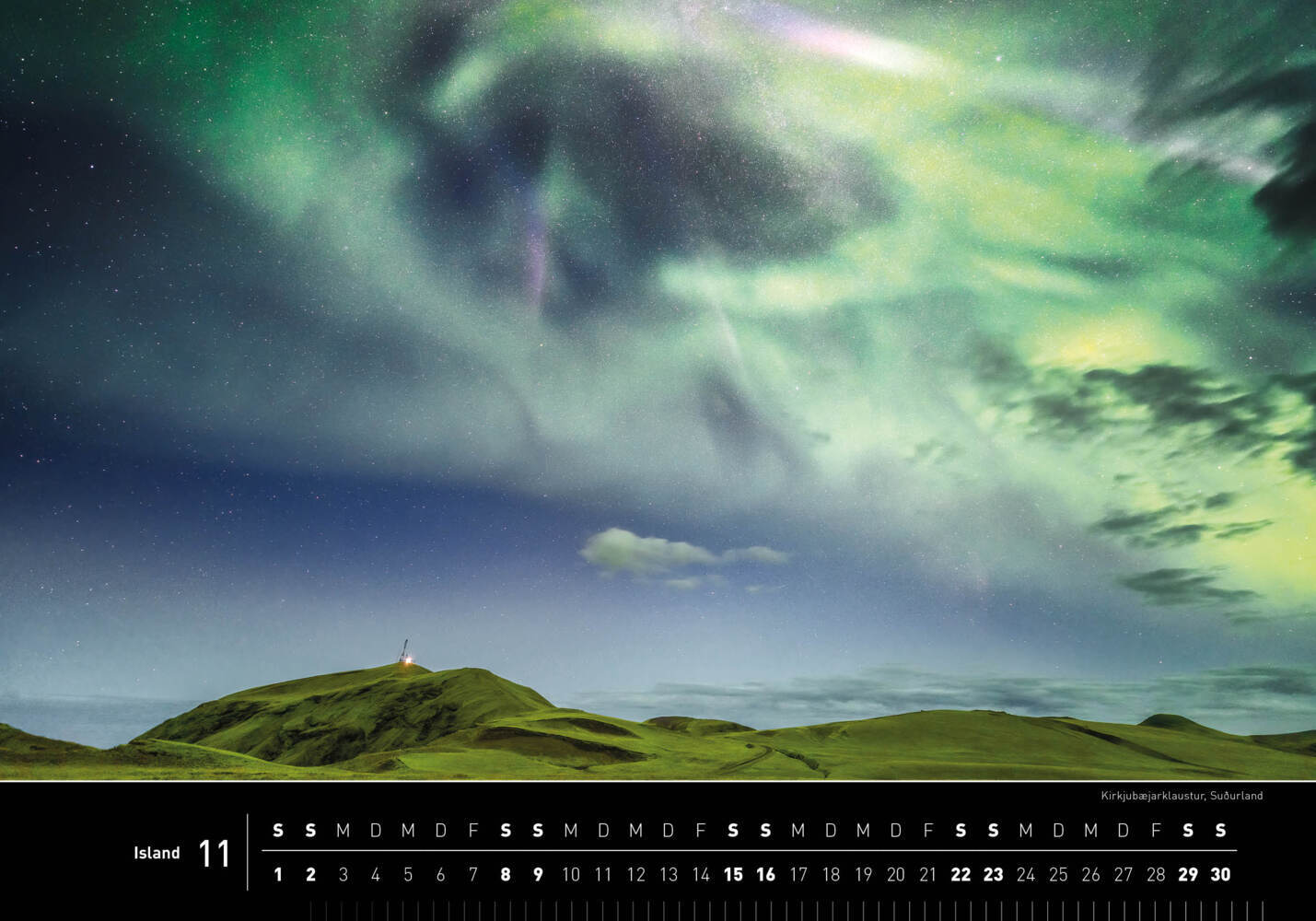 Bild: 9783968555140 | 360° Island Premiumkalender 2025 | Gerhard Zwerger-Schoner (u. a.)