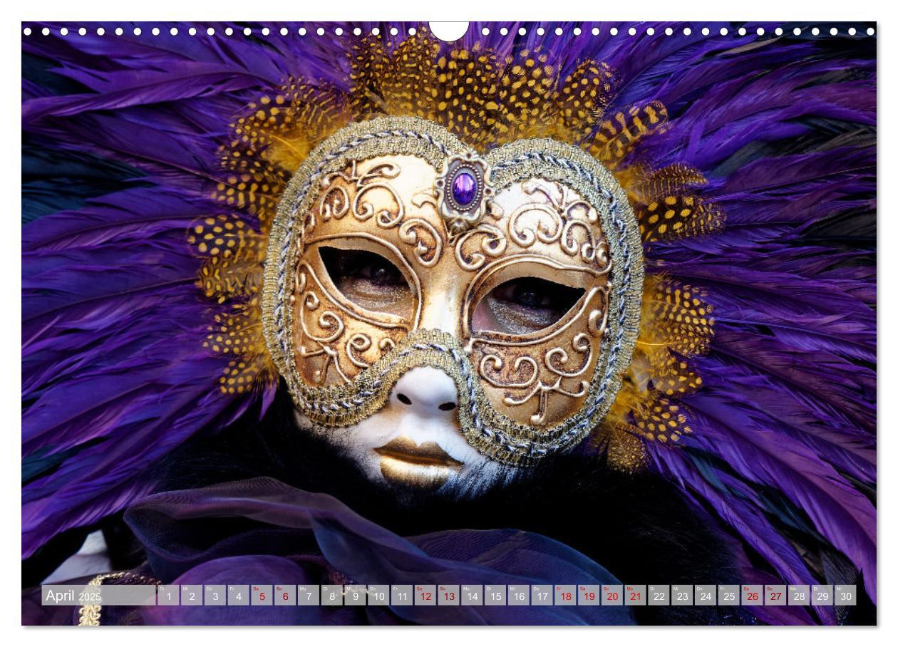 Bild: 9783383855092 | neunziggrad I photoart: venezia carnevale (Wandkalender 2025 DIN A3...