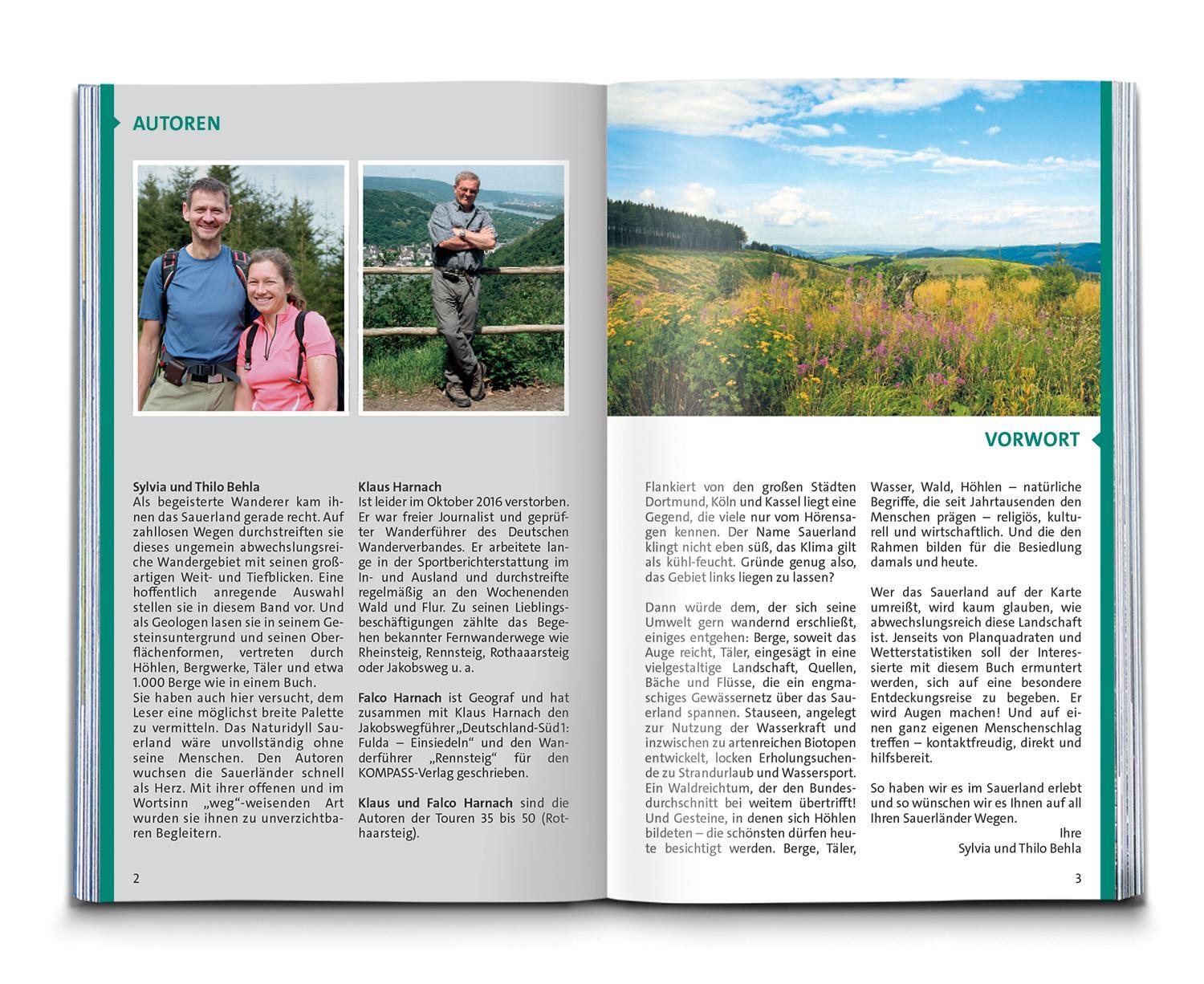 Bild: 9783991211877 | KOMPASS Wanderführer Sauerland mit Rothaarsteig, 50 Touren | Buch