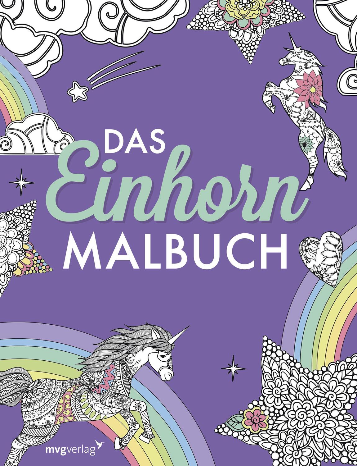 Cover: 9783868828788 | Das Einhorn-Malbuch: Ausmalbuch für Kinder und Erwachsene | Buch | mvg