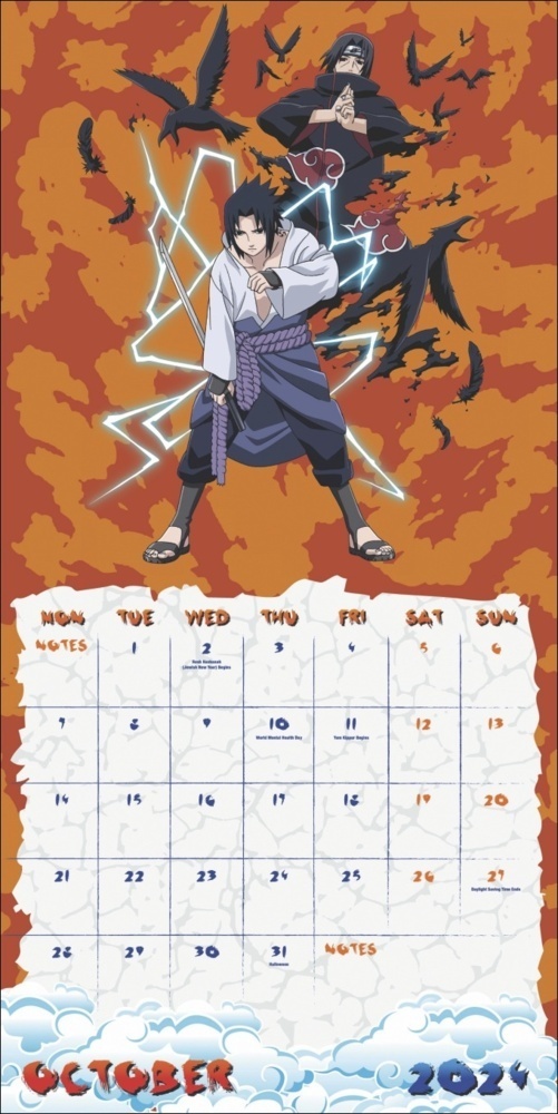 Bild: 9783840196546 | Naruto Broschurkalender 2024. Terminkalender mit Platz für Notizen...