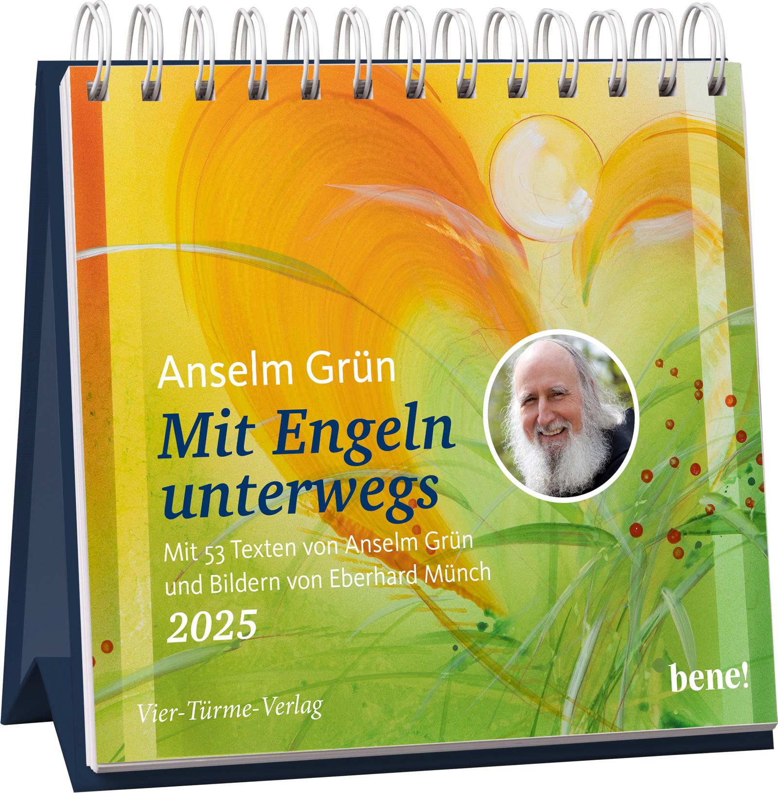 Cover: 9783736505407 | Mit Engeln unterwegs 2025 | Anselm Grün | Kalender | 107 S. | Deutsch