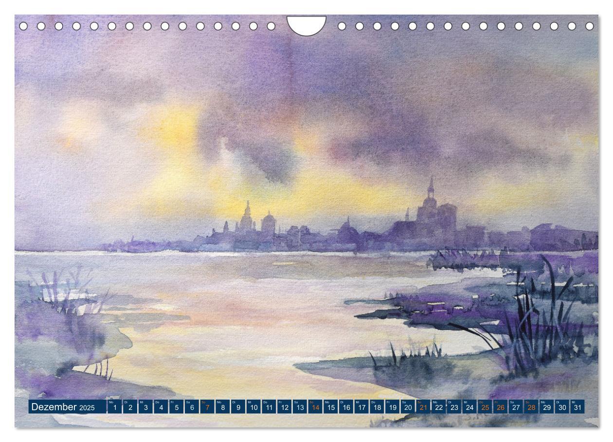 Bild: 9783435075317 | Rügen Impressionen in Aquarell (Wandkalender 2025 DIN A4 quer),...