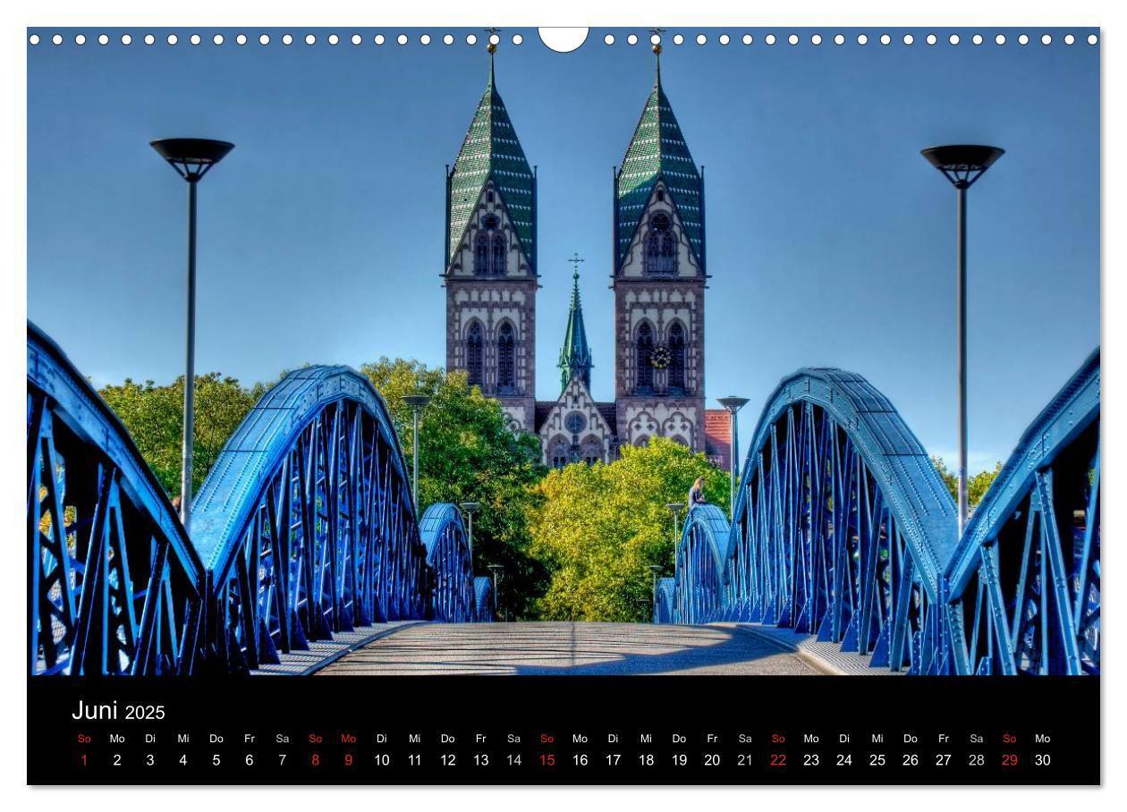 Bild: 9783435838844 | Freiburger Impressionen (Wandkalender 2025 DIN A3 quer), CALVENDO...