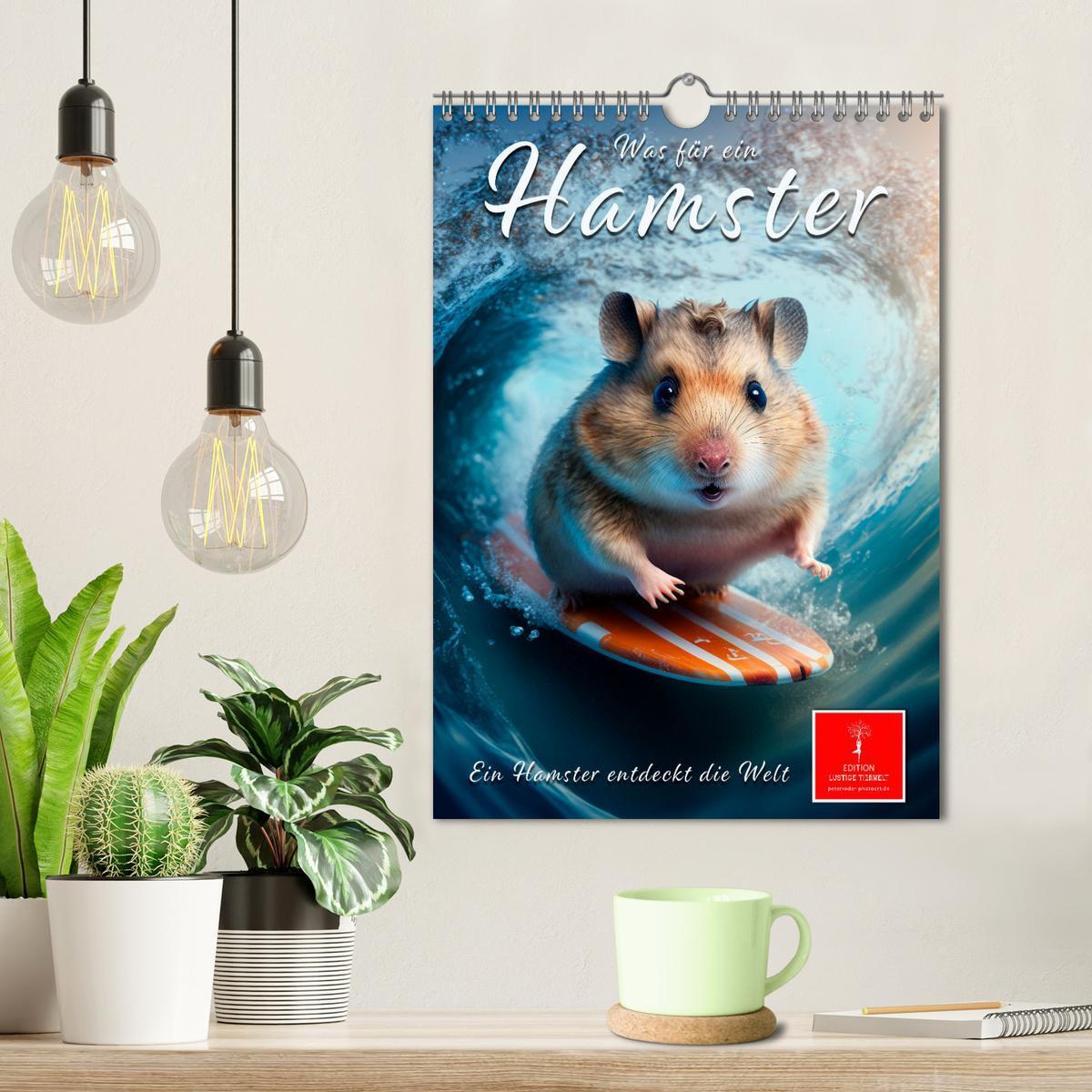 Bild: 9783435886074 | Was für ein Hamster (Wandkalender 2025 DIN A4 hoch), CALVENDO...