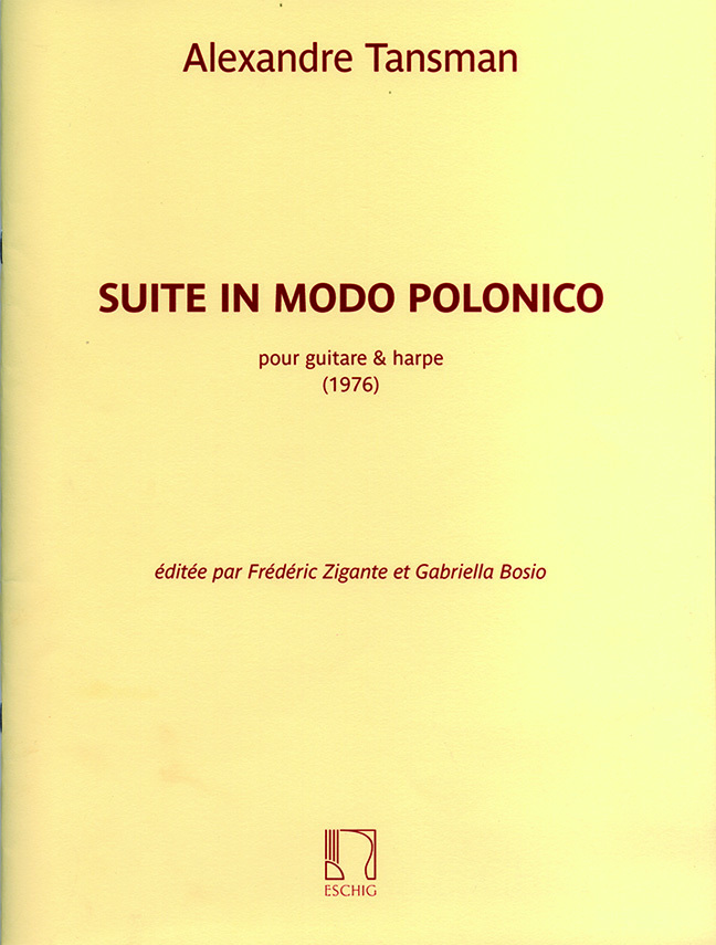 Cover: 9790045045517 | Suite in Modo Polonico | For Guitar and Harp (1976) | Tansman | Buch