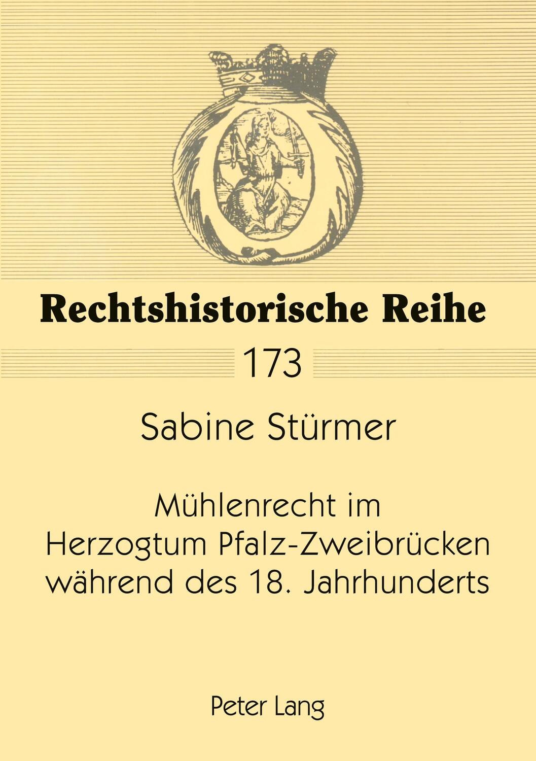 Cover: 9783631323229 | Mühlenrecht im Herzogtum Pfalz-Zweibrücken während des 18....