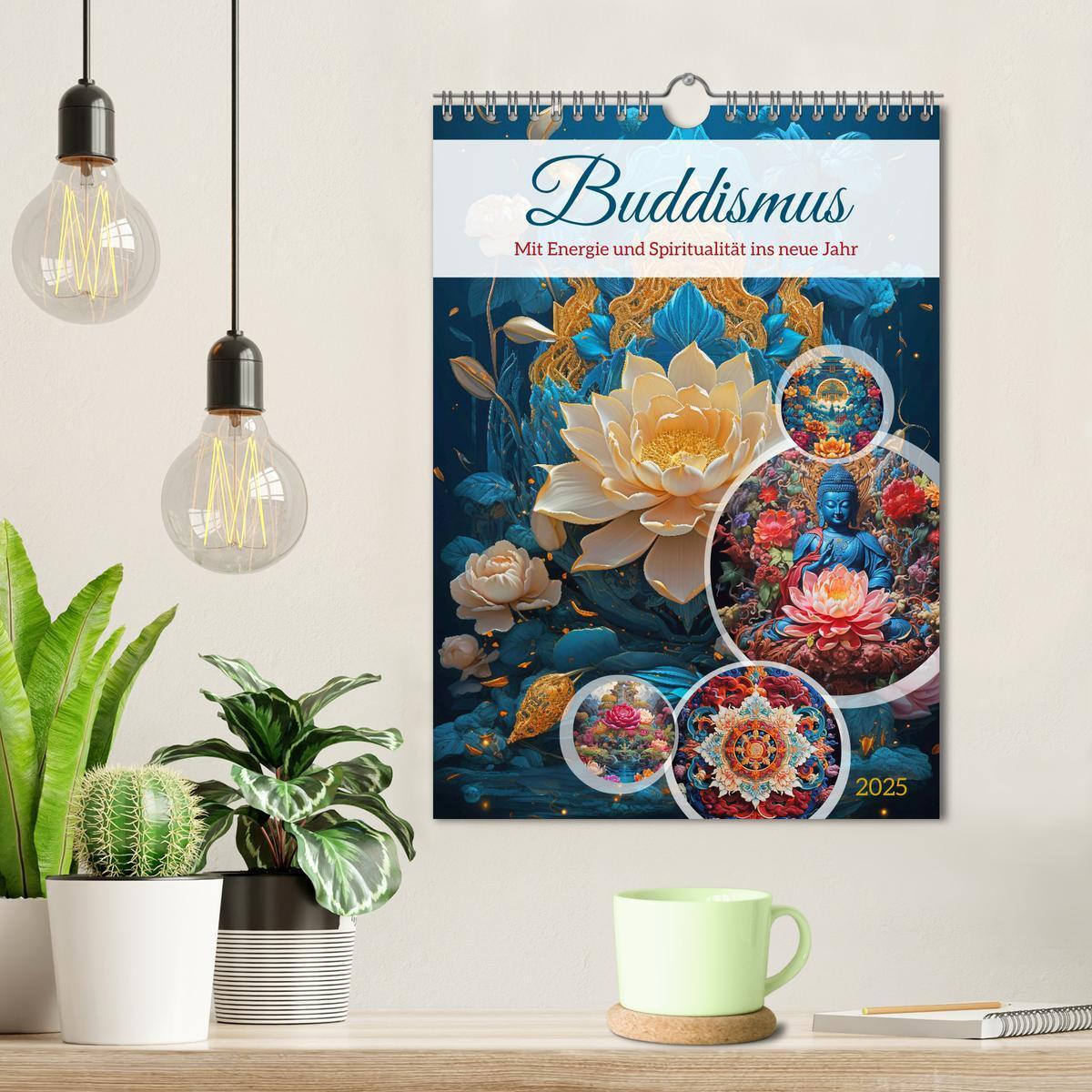 Bild: 9783435852857 | Buddismus (Wandkalender 2025 DIN A4 hoch), CALVENDO Monatskalender