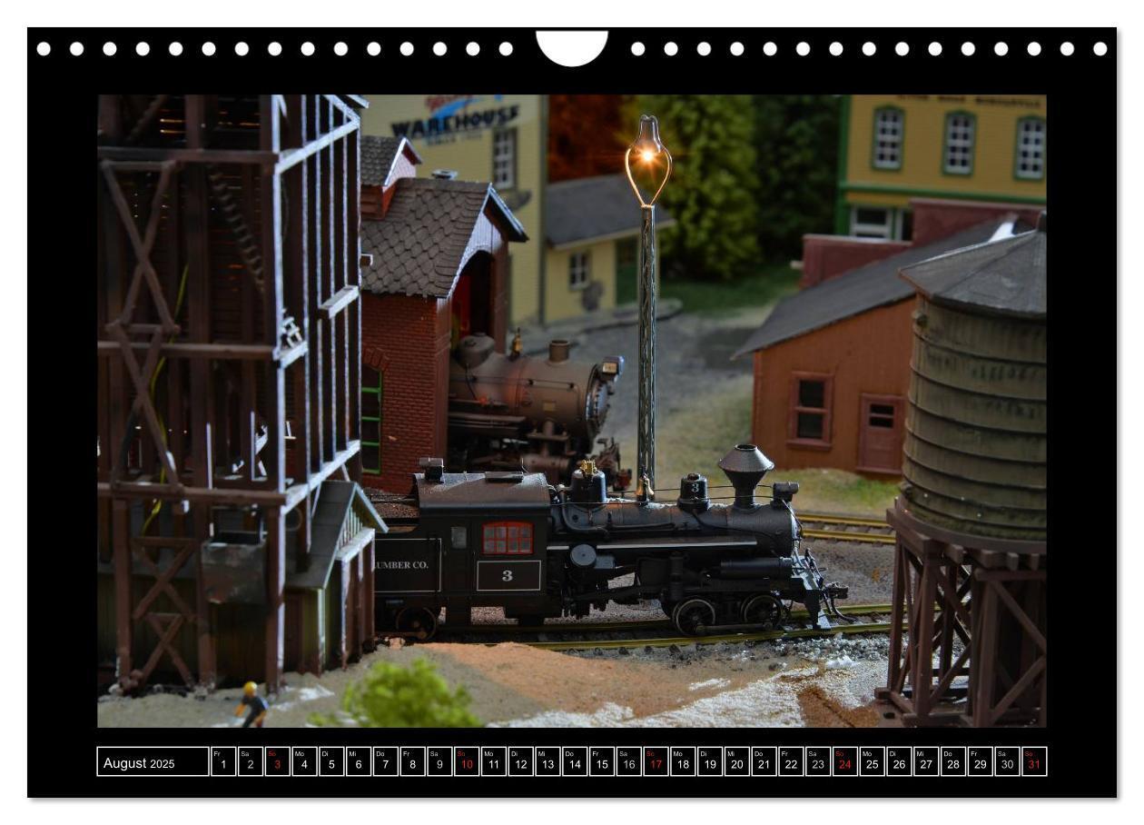 Bild: 9783435760602 | Amerikanische Modelleisenbahnen (Wandkalender 2025 DIN A4 quer),...