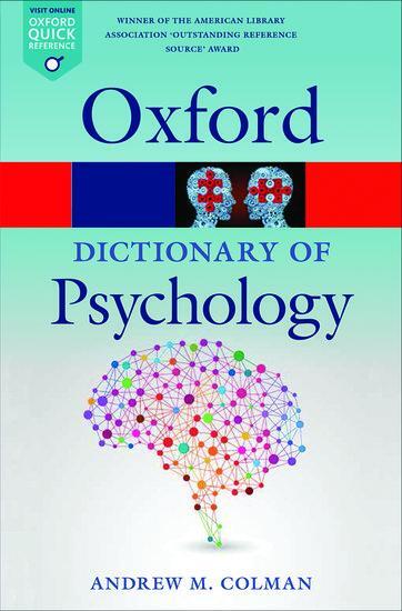 Cover: 9780199657681 | A Dictionary of Psychology | Andrew M. Colman | Taschenbuch | Englisch