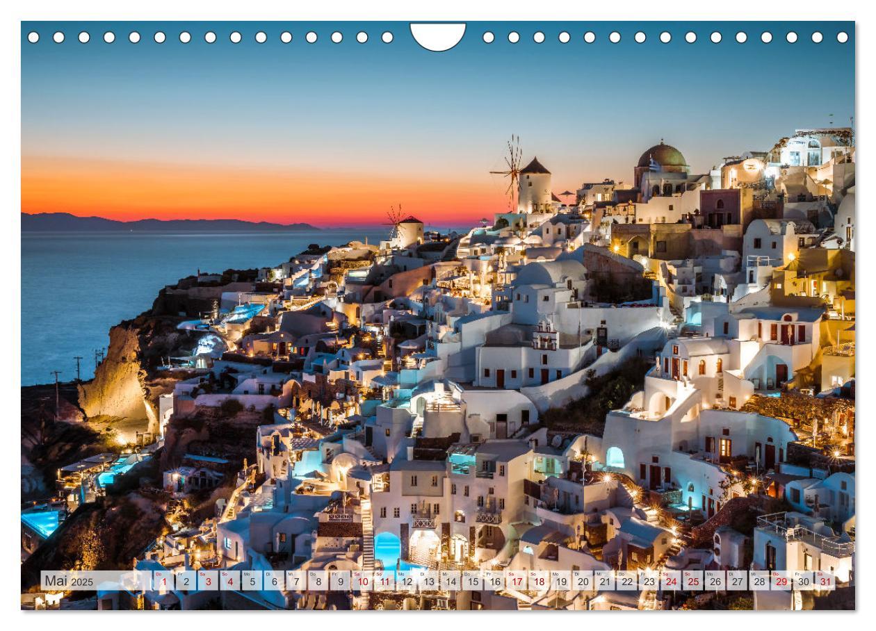 Bild: 9783383951268 | Wunderbares Santorini - Matteo Colombo (Wandkalender 2025 DIN A4...