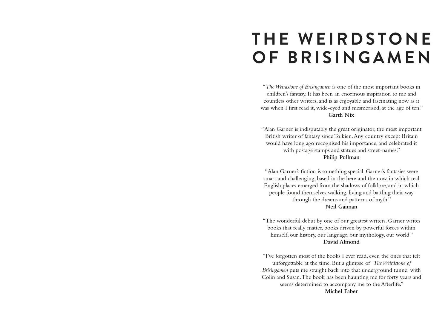 Bild: 9780007355211 | The Weirdstone of Brisingamen | Alan Garner | Taschenbuch | Englisch