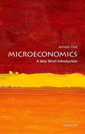 Cover: 9780199689378 | Microeconomics: A Very Short Introduction | Avinash Dixit | Buch