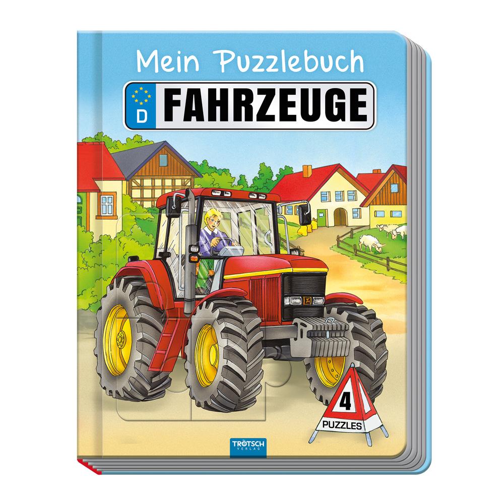 Cover: 9783988024909 | Trötsch Puzzlebuch Mein tolles Puzzelbuch Fahrzeuge | KG | Buch | 2025