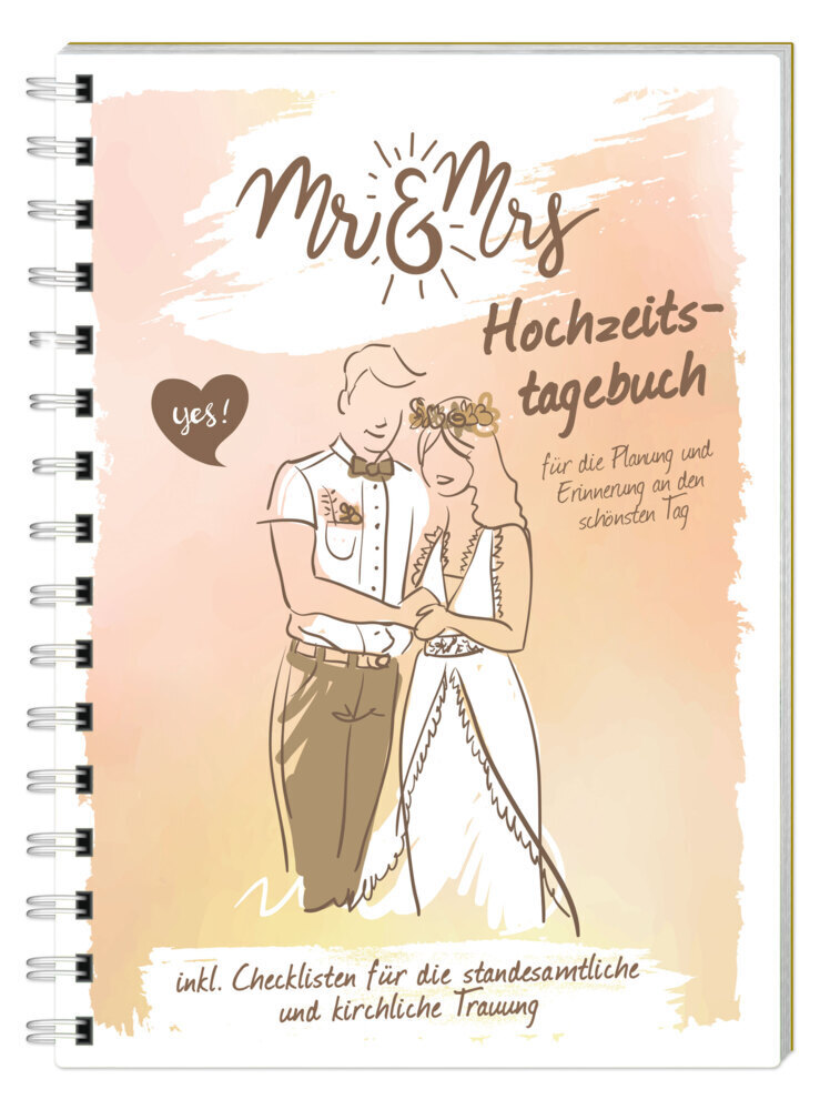 Cover: 9783961310388 | Hochzeitstagebuch "Mr und Mrs" | Taschenbuch | 2017