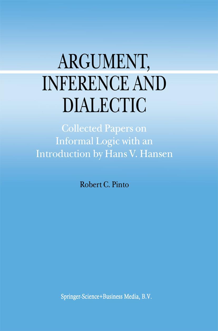 Cover: 9789048157136 | Argument, Inference and Dialectic | R. C. Pinto | Taschenbuch | xx