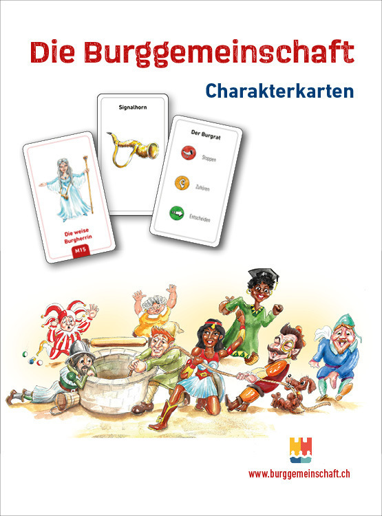 Cover: 9783855805730 | Die Burggemeinschaft - Charakterkarten E, m. 1 Buch, m. 1 Beilage,...