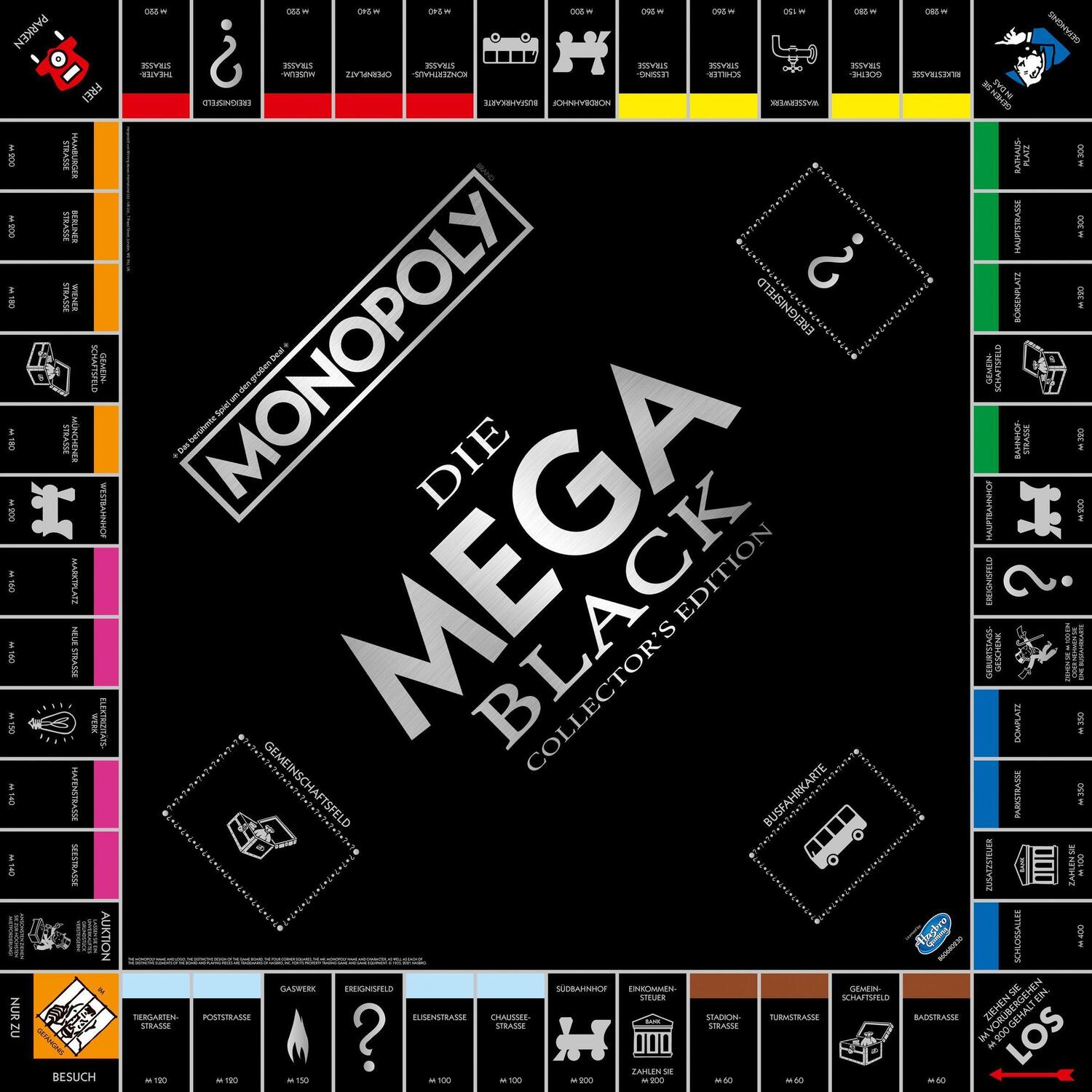 Bild: 4035576046226 | Mega Monopoly Black Edition | Spiel | Deutsch | 2022 | Winning Moves