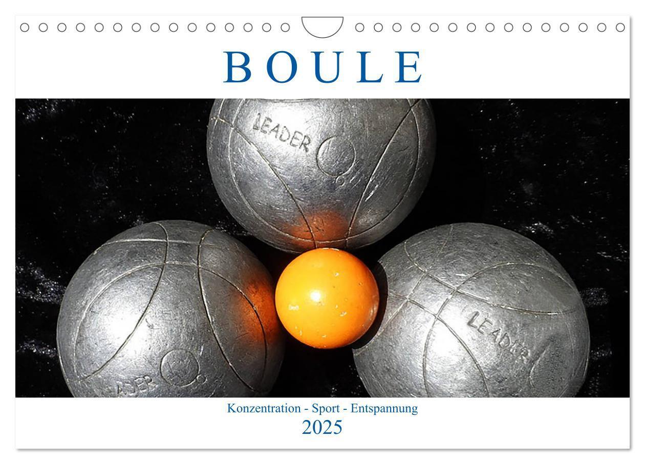 Cover: 9783435293278 | Boule. Konzentration - Sport - Entspannung (Wandkalender 2025 DIN...