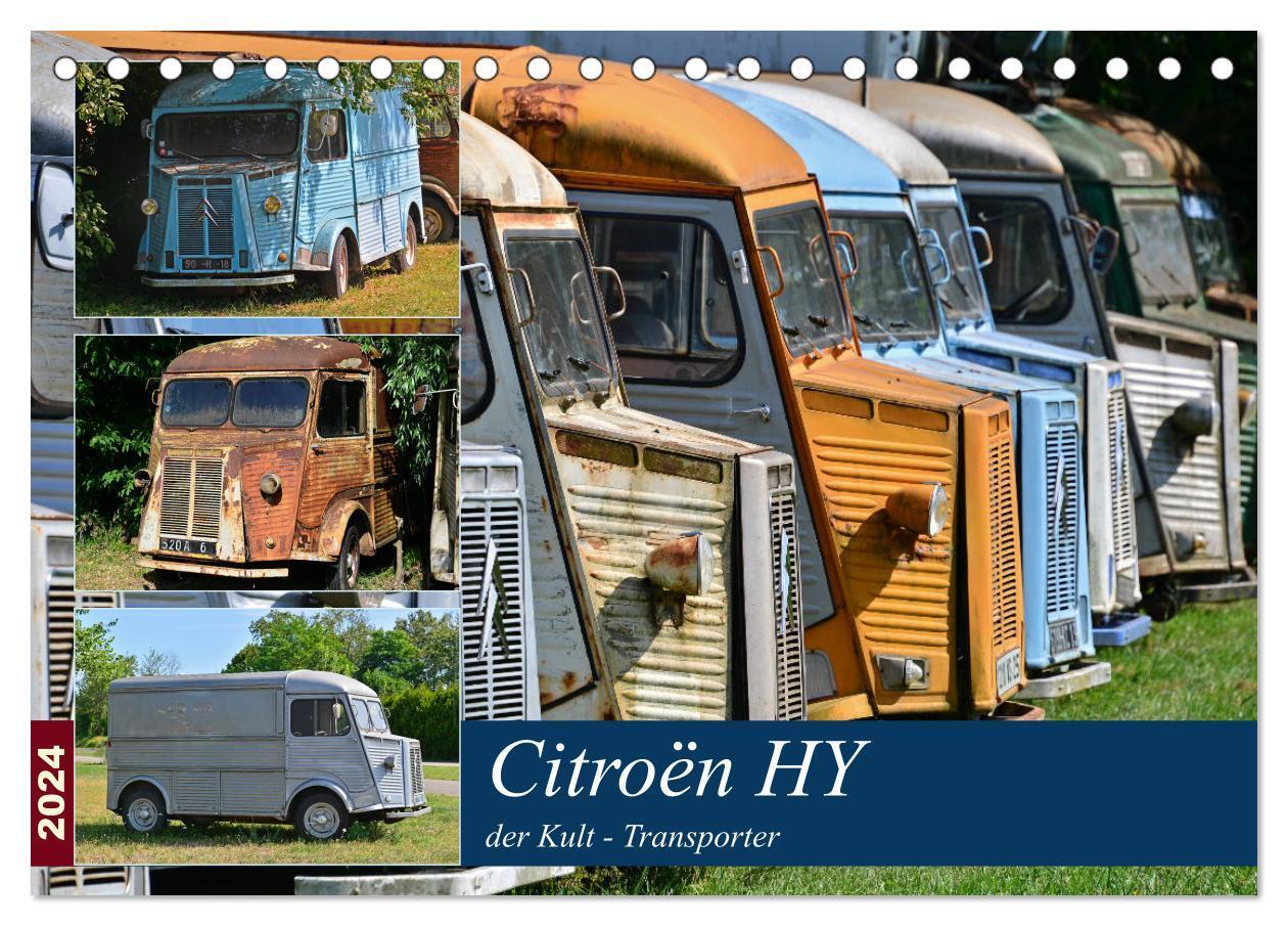 Cover: 9783675451223 | Citroën HY der Kult -Transporter (Tischkalender 2024 DIN A5 quer),...