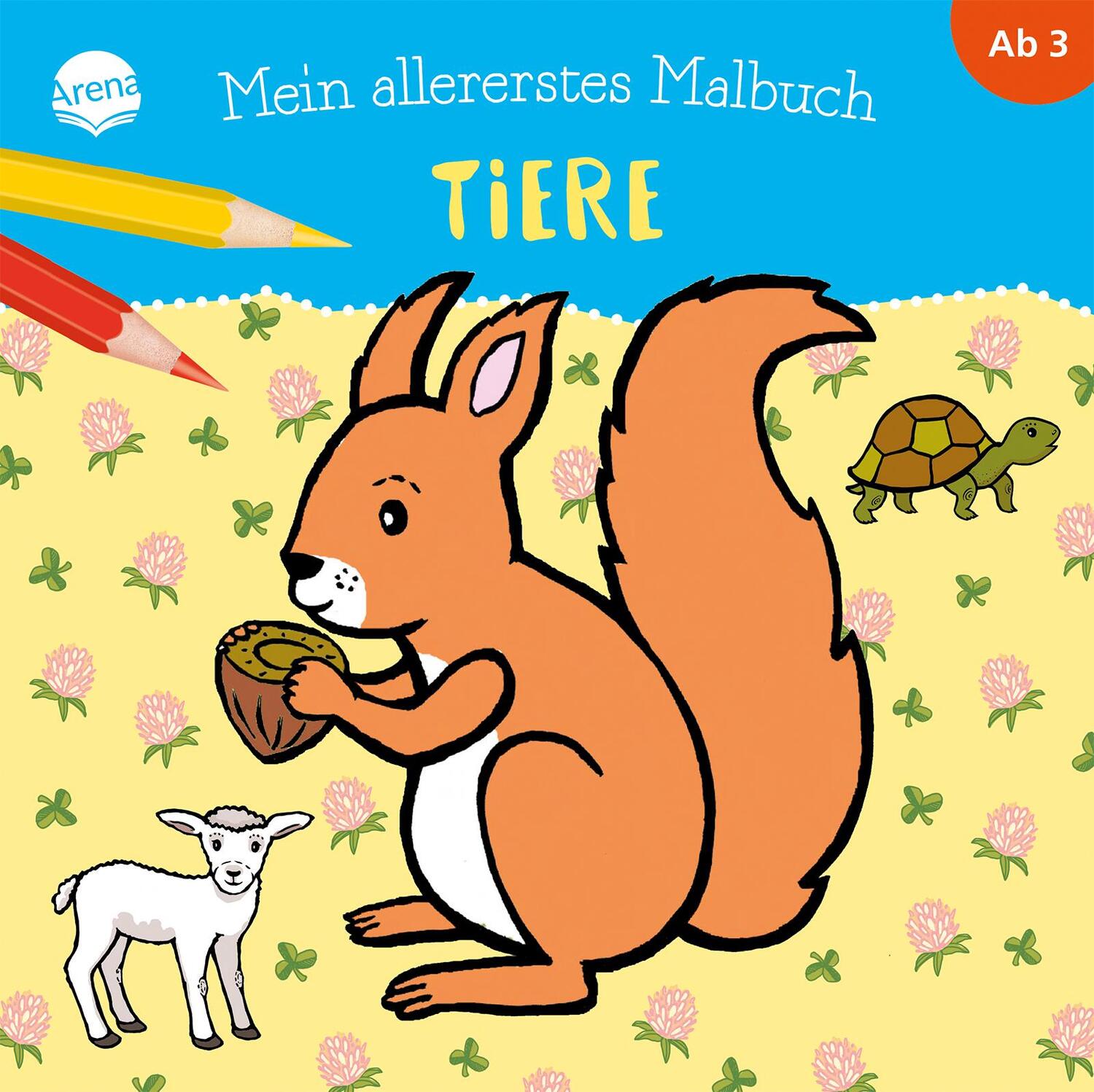 Cover: 9783401712550 | Mein allererstes Malbuch. Tiere | Broschüre | Arena Malstudio | 2020