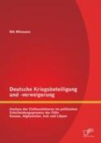 Cover: 9783842881624 | Deutsche Kriegsbeteiligung und -verweigerung | Nik Milosevic | Buch