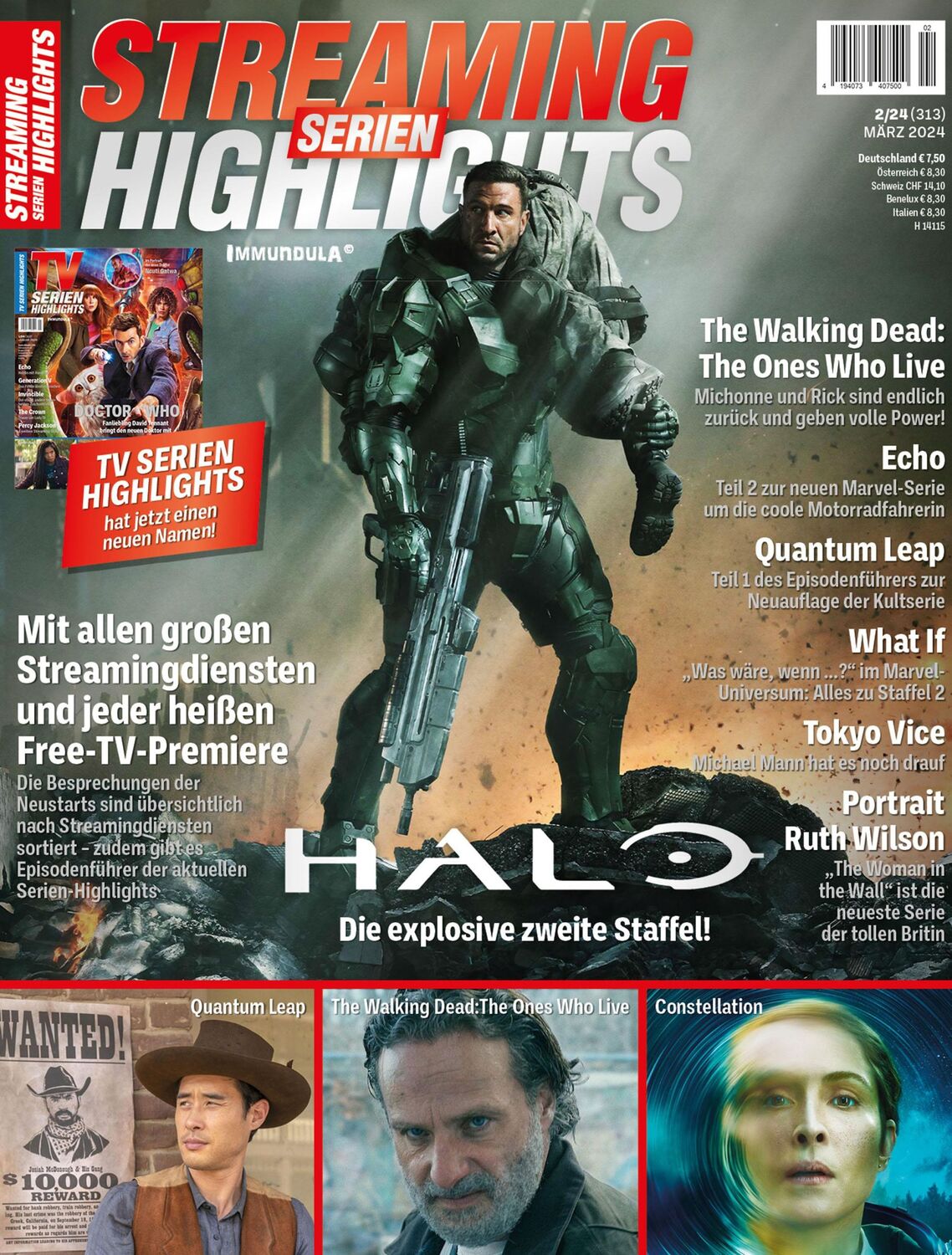 Cover: 9783959365048 | STREAMING SERIEN HIGHLIGHTS. Ausgabe März 2024 (#313) | Björn Sülter