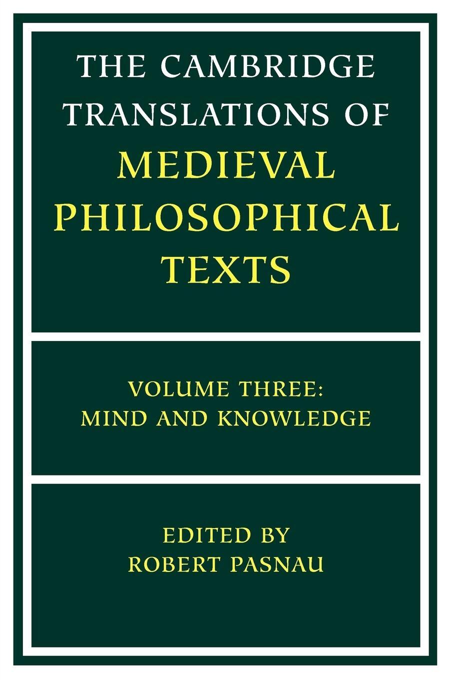 Cover: 9780521797955 | The Cambridge Translations of Medieval Philosophical Texts | Stump