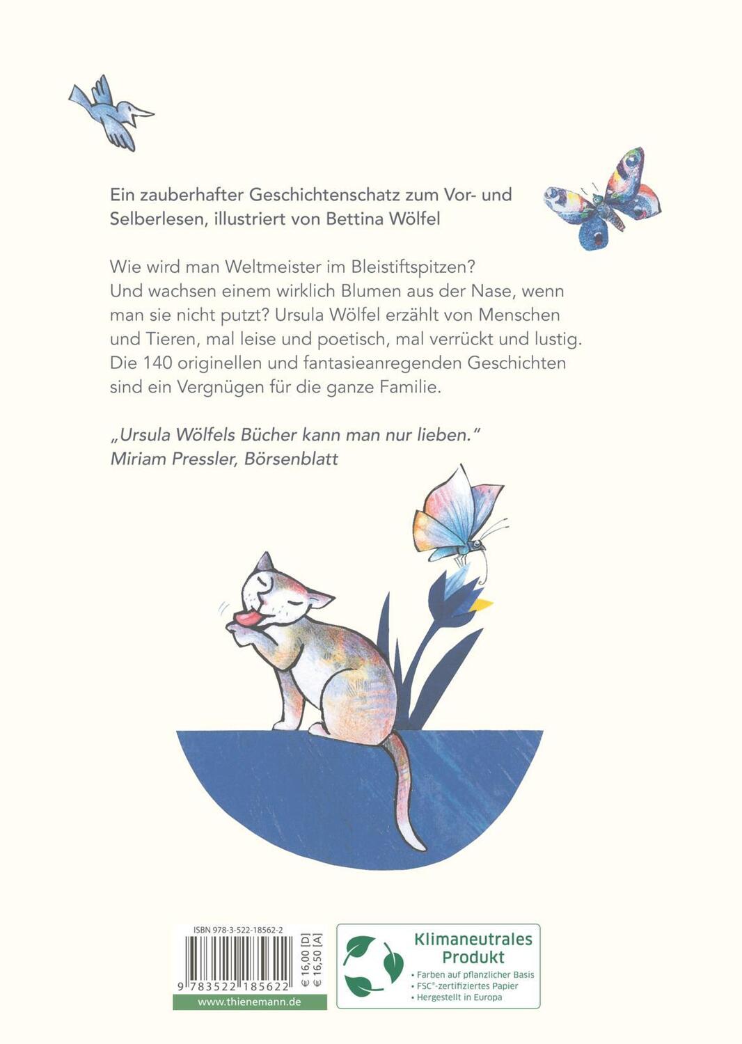 Rückseite: 9783522185622 | Das große Geschichtenbuch zum Lachen und Staunen | Ursula Wölfel