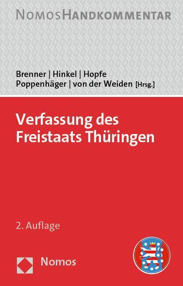 Cover: 9783756000753 | Verfassung des Freistaats Thüringen | Handkommentar | Brenner (u. a.)