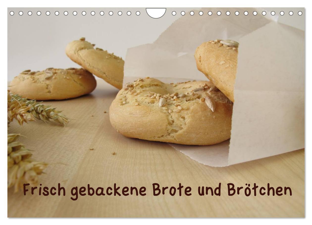 Cover: 9783435618873 | Frisch gebackene Brote und Brötchen (Wandkalender 2025 DIN A4...