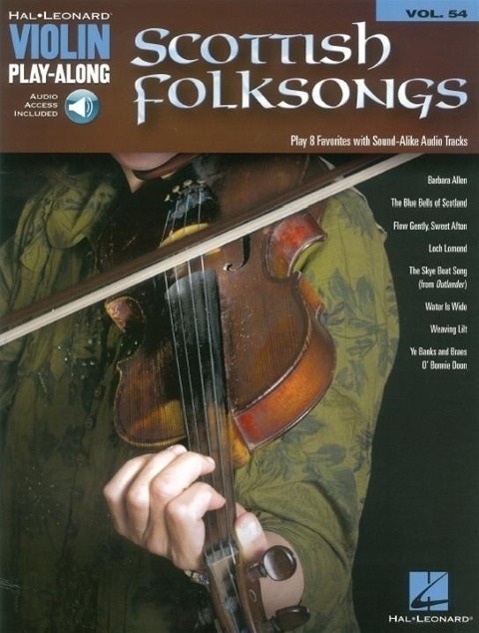 Cover: 9781495030000 | Scottish Folksongs: Violin Play-Along Volume 54 | Hal Leonard Corp