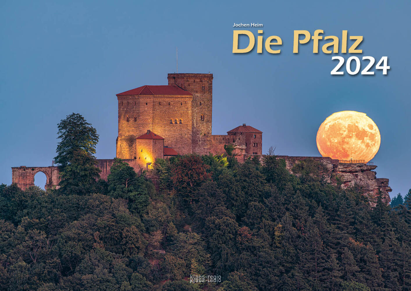 Cover: 9783965351769 | Die Pfalz 2024 Bildkalender A3 Spiralbindung | Holger Klaes | Kalender