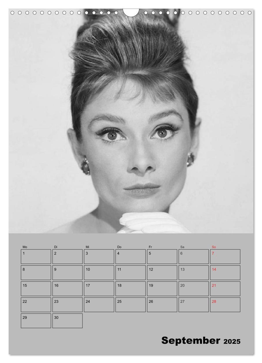 Bild: 9783457023556 | Hollywood-Diva. Audrey Hepburn (Wandkalender 2025 DIN A3 hoch),...