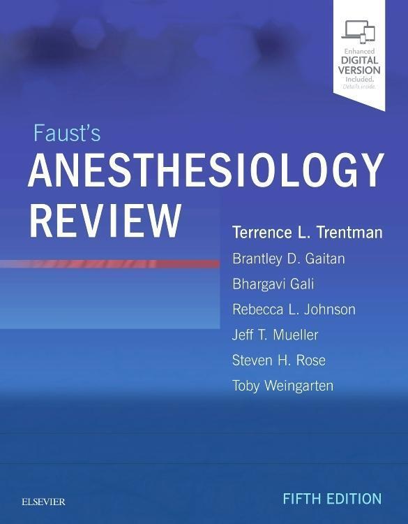 Cover: 9780323567022 | Faust's Anesthesiology Review | Mayo Foundation for Medical Education