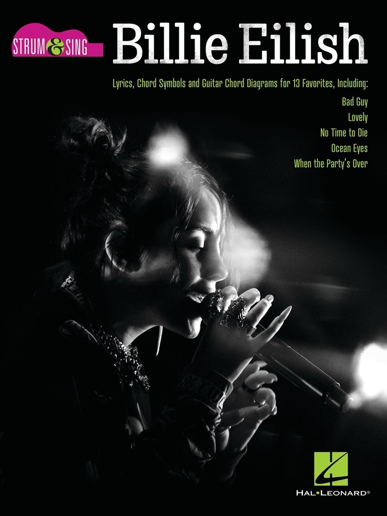 Cover: 840126955088 | Billie Eilish - Strum & Sing Guitar | Strum and Sing | Hal Leonard